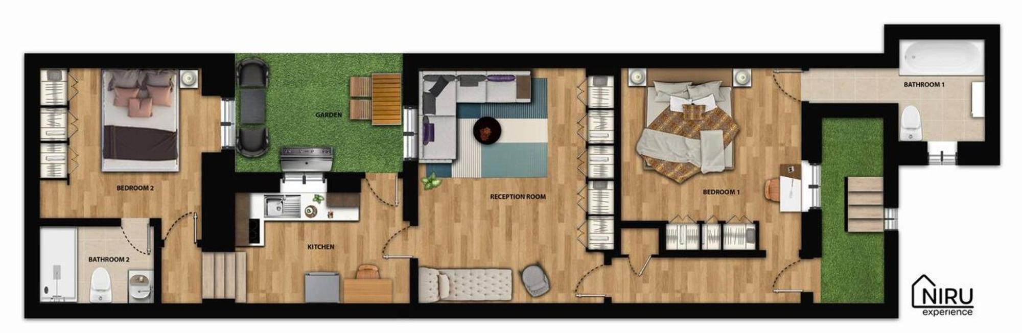 Ferienwohnung Niru Experience Hidden Gem In Chelsea 2Bd 2Ba London Exterior foto
